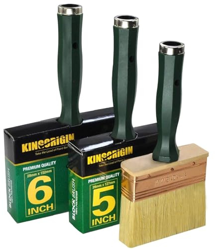 King Origin Deck Stain Brush Set, 3 Pack 4, 5, 6
