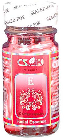 90pcs/caja Cápsulas vitamina E Suero facial Manchas Esencia para eliminar el acné facial Arrugas antienvejecimiento Nutrición hidratante Blanqueamiento Brillo Suero facial anti-pecas Cuidado