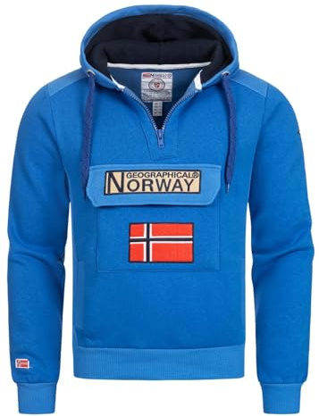 Geographical Norway de Hombre Suéter Gymclass Azul 3XL