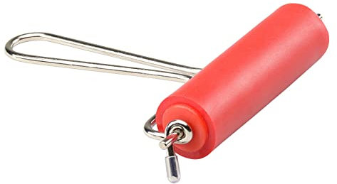 Vaessen Creative 1009-044 Brayer Farbroller 10,2 cm mit Griff Metall und Gummi-Malerrolle und Plotter Zubehör für Basteln mit (Acryl) Farbe, Linoldruck, Schablonieren, Stempeln und Prägen, Silber