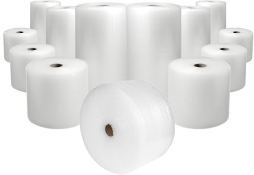 Large Rolls Of 300mm, 500mm, 750mm & 1000mm Premium Quality Packing Removals Storage Bubble Wrap (500mm x 100m, 1 Roll)