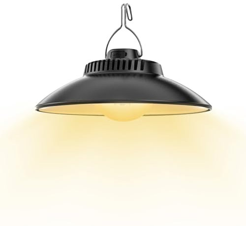 Vegena Campinglampe, Campinglaterne Zeltlampe Camping Laterne Campinglicht Led Campingleuchte Usb Wiederaufladbare Wasserdicht Mit Haken Einstellbare Helligkeit Für Camping, Wandern Warmes Licht