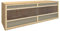 Willood Terrarium Holzwerkstoff 144x46x48 cm