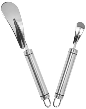 LABRIMP 2pezzi Coltello Per Pompelmo in Acciaio Sbucciatore Per Agrumi Apriscatole Per Frutta Da Cucina Multifunzionale