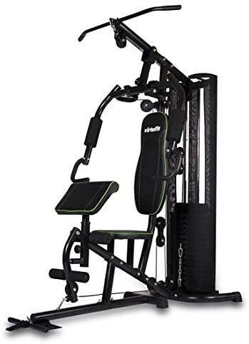 Kraftstation VirtuFit KH100 - Home Gym für Zuhause - Fitnessstation - Multifunktions Trainingsgerät - Latzugturm