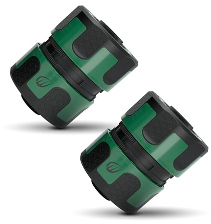 RASENWERK® - Raccord de réparation 3/4 Pouce - Raccord de Tuyau d'eau - Accessoires pour Tuyau d'arrosage - Réparateur de Tuyau - 2 pièces