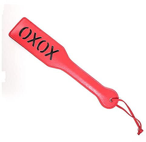 xinrongda Reitgerte aus Kunstleder, für alle Pferde, robust und langlebig, Rot