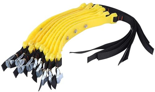 Car Tyre Snow Chains, Universal TPU Material with Alloy Nails, 185-225mm, 10-Piece Set, for Cars, Trucks, SUV