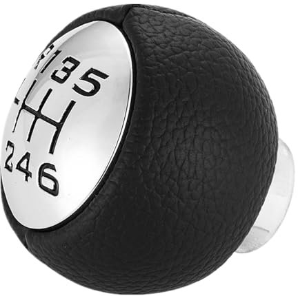 OBEST Pomello del Cambio Peugeot, 6 Marce Pomello Leva Cambio, Universale Manuale Leva del Cambio per Peugeot 307 308 3008 407 5008 807, Originale Pomello del Cambio Testa di Cambio