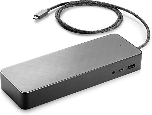HP USB-C Universal Dock mit 90w Netzteil + 4.5mm und USB Power Splitter (DisplayLink) (Generalüberholt)
