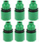 6Pcs Garden Irrigation Hose Fitting, Quick Connector Hose Pipe Adapter, One-Way Connectors Suitable for 8mm Inner Diameter