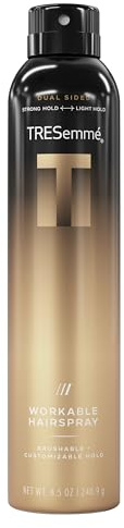 TRESemmé Workable Hairspray 1 ct A-LIST Collection for Brushable + Customizable Hold, Developed Safe for All Hair Types, 8.5 Oz