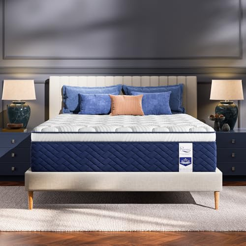 RRESTA Twin Mattress 10 Inch - Hotel Collection Hybrid Mattresses with 5-Zone Support for Deep Sleep, Back & Hip Support, Fiberglass-Free, CertiPUR-US Certified