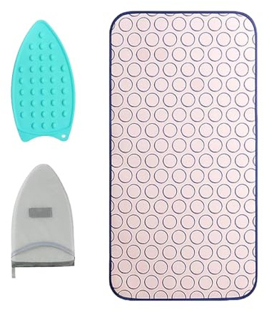 Strykplatta för bord – bärbart strykunderlag för kläder sömnad och quiltning | Värmeresistent för resor och camping, tillbehör för strykbräda torktumlare textilvård