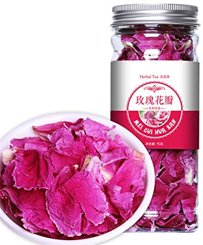 Chinois Herbal Tea Fruit Fruit Tea Rose Tea En Conserve Soie Dorée Chrysanthème Embouteillé Nouveau Thé Parfumé Soins De La Santé Fleurs Thé Thé Vert Alimentaire Vert (15g Rose Petal)