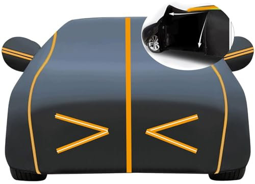 Hagelschutzplane Auto Für Ford Kuga III SUV 2019-2024, Autoabdeckung Outdoor, Autogarage Abdeckung Wasserdicht, Auto Abdeckplane Atmungsaktiv, Widerstandsfähig gegen UV-Strahlen und sauren Regen (Col