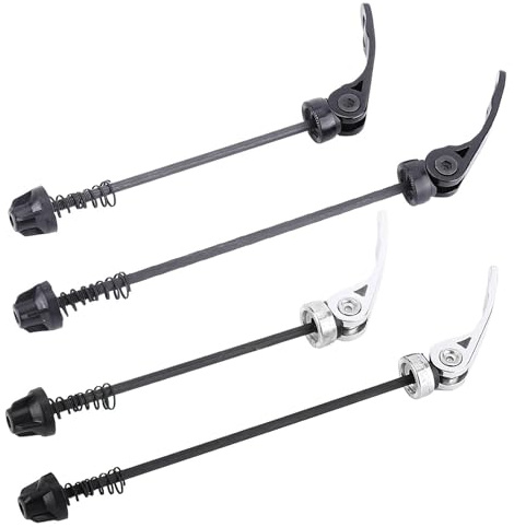 BIFHIG 2 Pares De Varillas De Liberación Rápida De Bicicleta, Dispositivos De Liberación Rápida De Rueda Delantera Y Trasera, Adecuados para Bicicletas De Montaña Y Bicicletas De Carretera.
