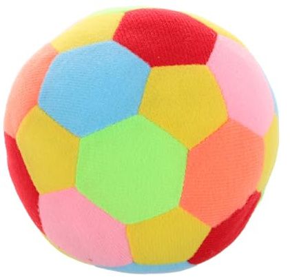 UKCOCO Bolas De Tela De Colores Balones Blandas para Bebés Juguetes Sensoriales para Pequeños De Balones De Peluche Suaves para Educativo Temprano Casa o Parque Infantil