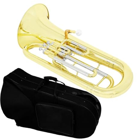 Euphonium Musikinstrumente Bb Euphonium 3 Tasten Vertikalventil Goldlack Baritonhorn Mit Koffer Musikinstrumenten Set