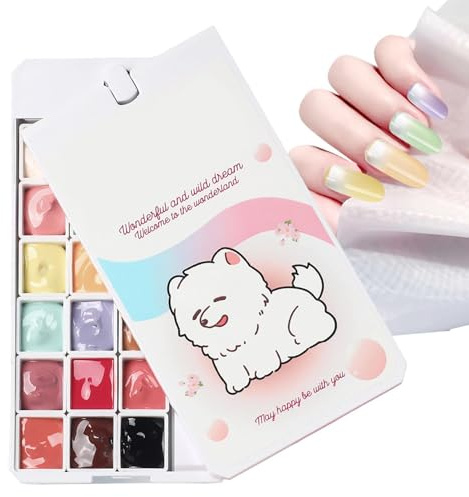 Nagelpatting Gel 118 Färger Gradient Manikyrfärg | Gellack Färgpalett för Kvinnor Flickor
