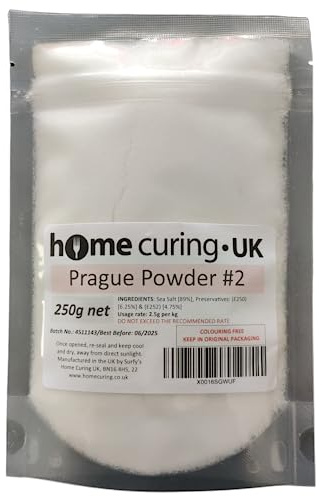 Surfy's Prague Powder #2 (Instacure No.2) Pink Curing Salt (250g) - Colouring Free