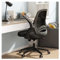 Hbada Bürostuhl Ergonomisch Schreibtischstuhl mit hochklappbaren Armlehnen, Höhenverstellbarer, Mesh Computerstuhl Leichter Stuhl, Schwarz