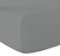 Drap-Housse 100% Coton 57 Fils - Gris - 140 x 190 cm - Bonnet 30 cm
