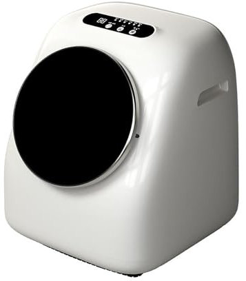 Liten automatisk tvättmaskin med centrifug, mini 2L underkläderstvättmaskin, bärbar tvättmaskin med LED-pekskärm, rostfritt stålrör, 7 tvätt- och skötsellägen