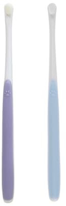 2PCS Hundezahnbürste, Katzenzahnbürste, Zahnreinigungs Bürsten für Haustiere mit 10000 Ultraweiche Haustierborsten für Katzen, Welpen, Kleine Hunderassen, Empfindliches Zahnfleisch