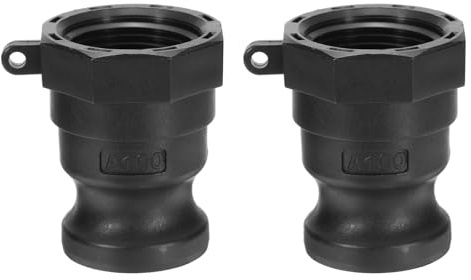PATIKIL Poly Cam Lock Fittings Part a 1 Male x 1 Female NPT Thread 2 Pcs