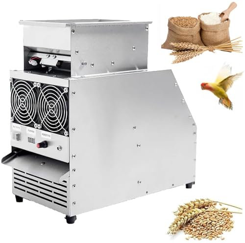 LHQYA Separatore Gusci Soffiati per Cereali, Macchina per La Pulizia Semi Uccelli con Scatola di Ricezione del Materiale, velocità Regolabile: 2 Livelli/efficienza Lavoro: 60-80 Catties/Ora