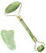 OUDQFCJ Natürliches Gua Sha Massagegerät und Jade Roller Set für Anti-Aging Faltenreduzierung Gesichtsschlankheit und Straffung Gesichtsmassage mit natürlicher Jaderolle