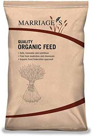 Marriages Organic Poultry Grower Pellets 20Kg