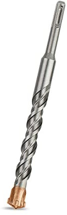 Meccion SDS Plus Hammerbohrer 18mm x 200mm, Professionell Betonbohrer mit 4 Hartmetall Schneiden, Ideal zum Bohren in Stein, Beton, Naturstein, Ziegelmauer