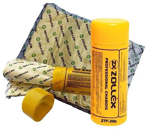 Zollex GmbH NEU Fensterleder Profi Auto Ledertuch Autoleder Lappen Profi Ledertuch 32x43cm Hochwertiges Reinigunstuch für streifenfreie Reinigung Ultra saugfähig