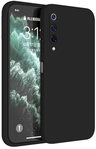 Topme Handyhülle Hülle Fur Xiaomi MI 9/9 Pro (6.39 Inches) Case Schutzhülle, Hautschutz Aus TPU Silikonhülle - Schwarz
