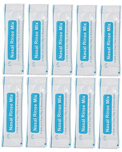 Nasal Rinse Salt Packets 80 Pcs, Instant Wash Mix
