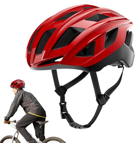 Casco da ciclismo | Casco da pendolarismo – Regolabile Traspirante Equitazione Attrezzatura Protettiva per Donne Uomini Adulti Ciclismo Bicicletta