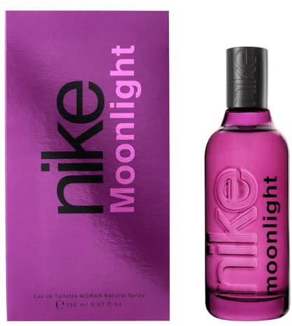 NIKE - Moonlight Woman 150 ml, Colonia Mujer, Perfume Formato Líquido, Eau de Toilette Natural y Femenina, Aroma Oriental Vainilla, Fragancia Fresca y de Larga Duración