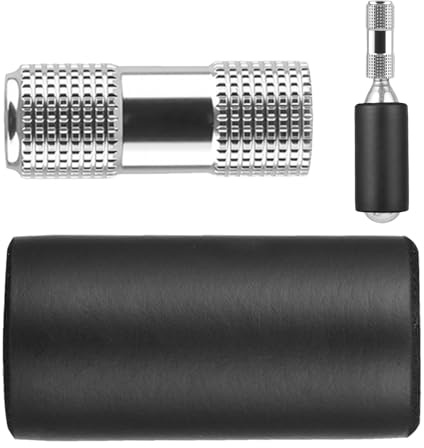 Hqunjikp Bike Tire Inflation Head, Road Bike Tire Inflator Pump, Quick Inflation Accessory with Insulated Sleeve for Commuting Family Outings Event Travel Long-Distance Racing