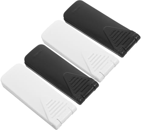 FRCOLOR Levapelucchi Portatile 4 Pezzi in Plastico Leggero la Rimozione di Peli di Animali e Polvere da Mobili e Abbigliamento, per Casa e Viaggio