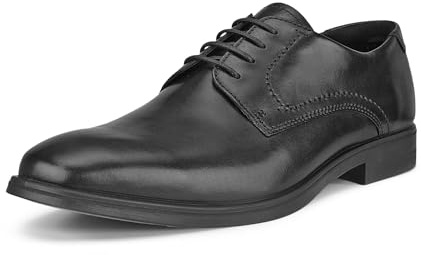 Ecco Melbourne, Men’s Derbys, Black (Black/Magnet), UK (40 EU)