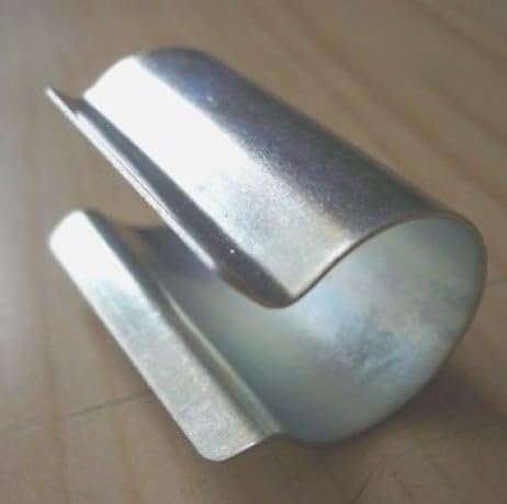 Atout Loisir Clips de fixation ronds en acier galvanisé, Diamètre 32 x 30, Lot de 10