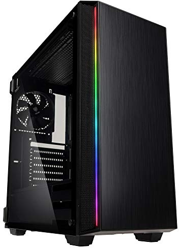 Kolink Caja Media Torre E-ATX Ethereal RGB con Panel acristalado, Negro
