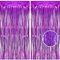 BRAVESHINE Metallische Lametta Vorhänge Hintergrund, Funkeln Vorhängen Dekoration für Geburtstagsfeier Hochzeitsfoto Hintergrund Weihnachten Disco Party (2 Stück,1x2.5m)