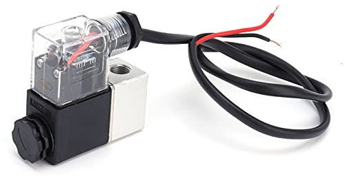 TICFOX Electric Solenoid Air Valve Responsive Durable Air‑Tight Easily Operate Silent Air Compressor Accessories 187V~253V