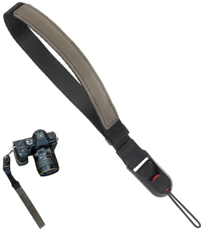 cxxtkcxxlc Correa Camara con Liberación Rápida – Camera Strap para Fujifilm/Sony/Nikon/Canon, Apropiado para su uso con Cámaras Compactas, Marrón Oscuro