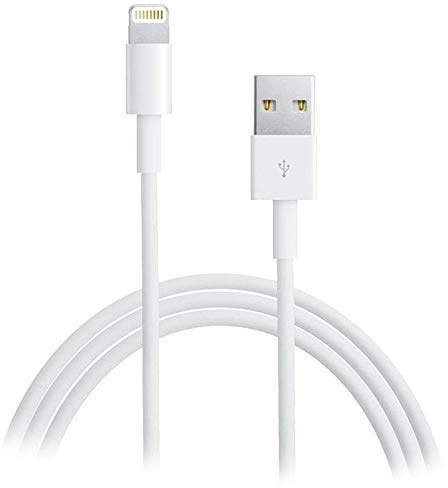 Cybist Basics Range – USB A to Lightning Cable – 1 Metre, White – Compatible with Apple iPad, iPhone 14 Series, iPhone 13 Series, 12, 12 Mini, 12 Pro Max, 11, XS, X, XR, SE And More.