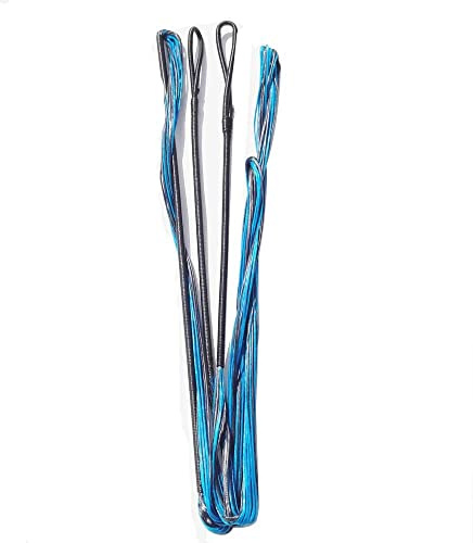 SHARROW Tiro con L'Arco Corda per Arco Ricurvo Veloce 60 62 66 68 70 Corda per Arco Dacron Sostituzione Fatta A Mano 16 Fili per Arco Ricurvo Longbow Arco Tradizionale (62pollici/149cm, Tipo 7:)