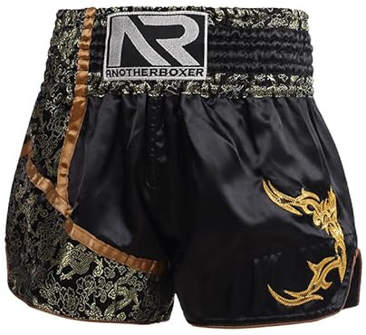 HEARTTOUCH, pantaloncini da combattimento Muay Thai per uomini, pantaloncini thailandesi per bambini, pantaloni da allenamento, pantaloncini da boxe premium per Thai Boxing, Kickboxing, 13, XL